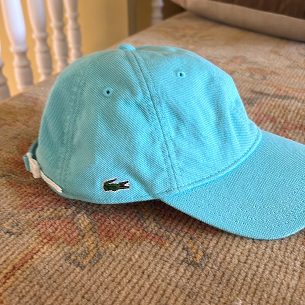 Lacoste Izod  Aqua Blue Baseball Cap